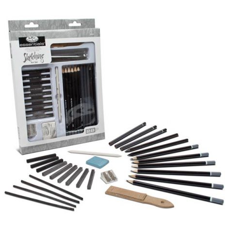 Zestaw artystyczny R&L Sketching Pencil Art Set, 28 elementów